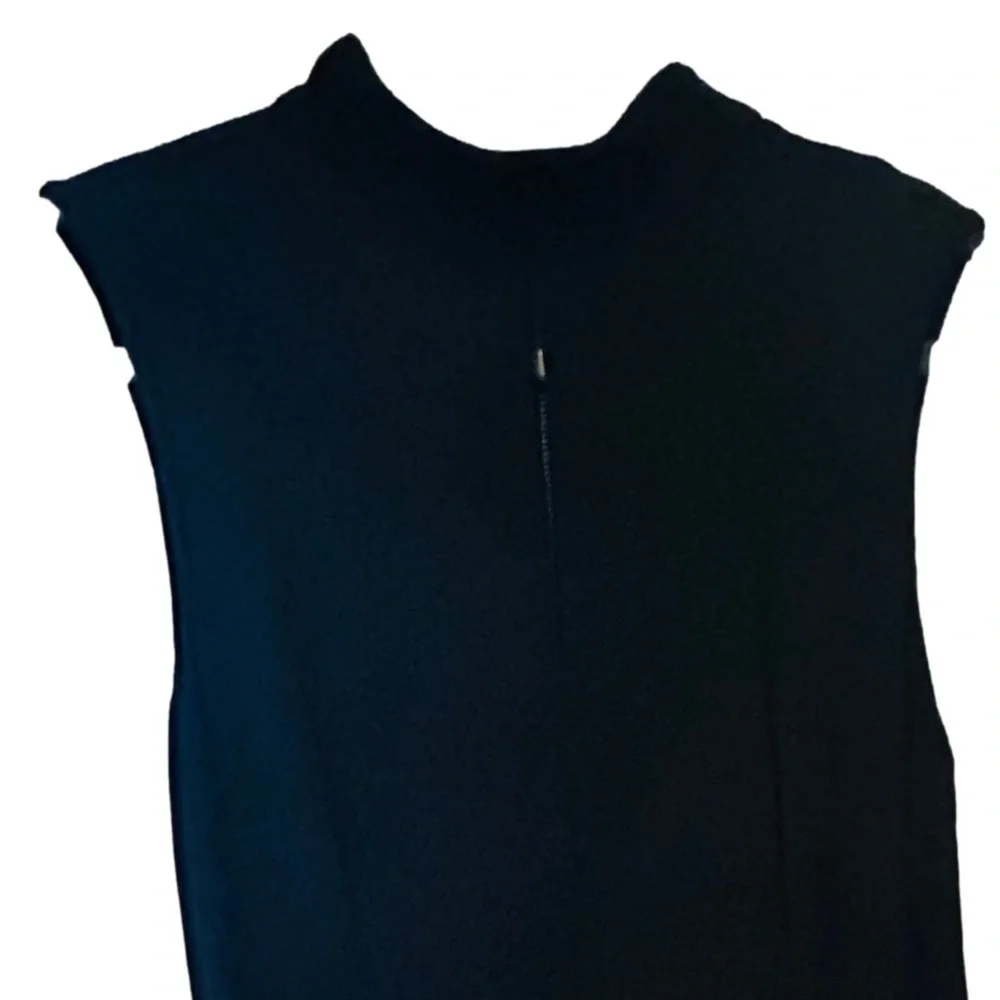 🍀 3 for $25 Rachel Zoe Black Mini Dress w/Pleated Plaid Skirt Size 4 Keyhole